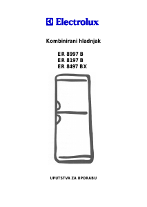 Priručnik Electrolux ER8997B Frižider – zamrzivač