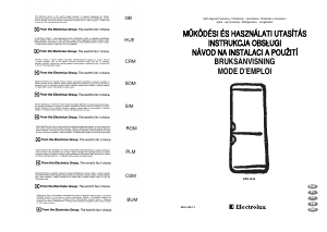 Manuál Electrolux ERB2436 Lednice s mrazákem