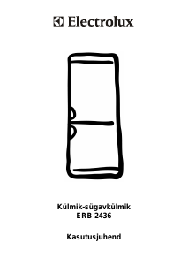 Kasutusjuhend Electrolux ERB2436 Külmik-sügavkülmik