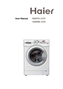 Manual Haier HWM75-1279 Washing Machine