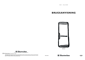 Brugsanvisning Electrolux ERB2622 Køle-fryseskab