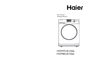 Manual Haier HWM75-B12266 Washing Machine
