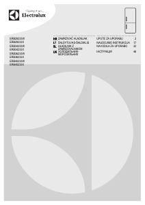 Vadovas Electrolux ERB29233W Šaldytuvas-šaldiklis