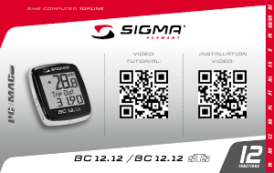 Manuale Sigma BA 12.12 STS Ciclocomputer