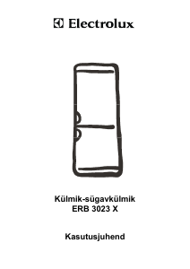 Kasutusjuhend Electrolux ERB3023X Külmik-sügavkülmik