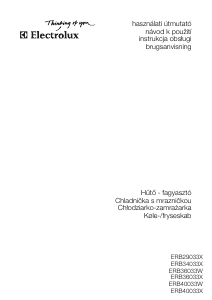 Használati útmutató Electrolux ERB36033X Hűtő és fagyasztó