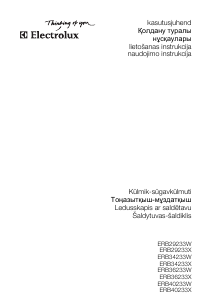 Rokasgrāmata Electrolux ERB36233W Ledusskapis ar saldētavu