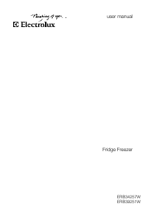 Manual Electrolux ERB39251W Fridge-Freezer