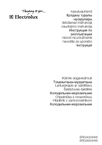 Rokasgrāmata Electrolux ERD24304W8 Ledusskapis ar saldētavu