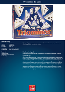 Handleiding Goliath Triominos De Luxe