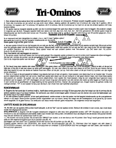 Bedienungsanleitung Goliath Triominos