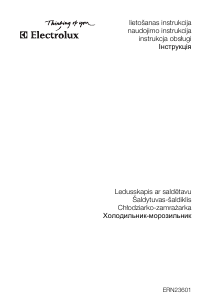 Rokasgrāmata Electrolux ERN23601 Ledusskapis ar saldētavu