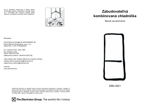 Návod Electrolux ERN2921 Chladnička s mrazničkou