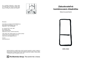 Návod Electrolux ERN2922 Chladnička s mrazničkou