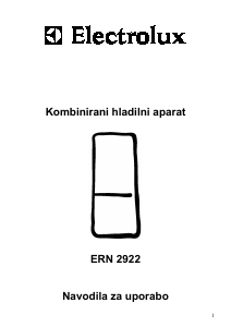 Priročnik Electrolux ERN2922 Hladilnik in zamrzovalnik