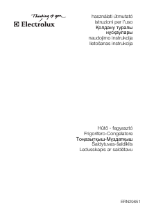 Rokasgrāmata Electrolux ERN29651 Ledusskapis ar saldētavu