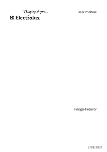 Manual Electrolux ERN31801 Fridge-Freezer