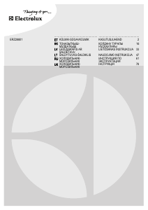 Rokasgrāmata Electrolux ERZ28801 Ledusskapis ar saldētavu