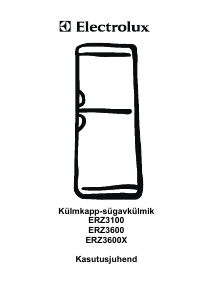 Kasutusjuhend Electrolux ERZ3100 Külmik-sügavkülmik