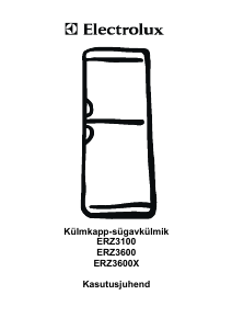 Kasutusjuhend Electrolux ERZ3600 Külmik-sügavkülmik