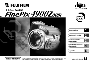 Manual de uso Fujifilm FinePix 4900 Zoom Cámara digital