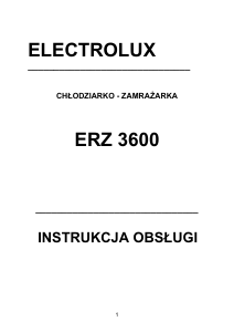 Instrukcja Electrolux ERZ3600X Lodówko-zamrażarka