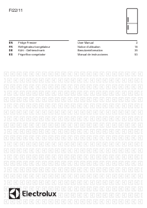 Mode d’emploi Electrolux FI22/11 Réfrigérateur combiné