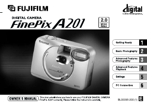 Manual Fujifilm FinePix A201 Digital Camera