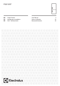 Mode d’emploi Electrolux FI22/12CF Réfrigérateur combiné