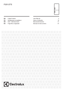 Bedienungsanleitung Electrolux FI251/2TS Kühl-gefrierkombination