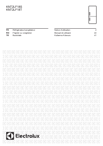 Manual Electrolux KNT2LF18S Combina frigorifica