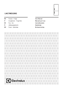 Manuale Electrolux LNC7MD32W2 Frigorifero-congelatore