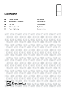 Manual de uso Electrolux LNC7ME32W1 Frigorífico combinado