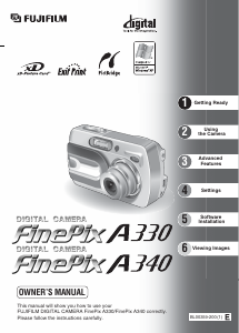 Manual Fujifilm FinePix A340 Digital Camera