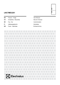 Manuál Electrolux LNC7ME32X1 Lednice s mrazákem