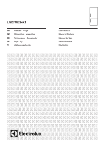 Manuál Electrolux LNC7ME34X1 Lednice s mrazákem