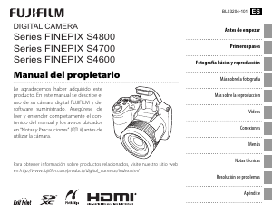 Manual de uso Fujifilm FinePix S4700 Cámara digital