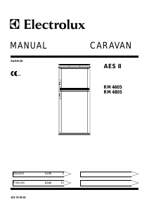 Mode d’emploi Electrolux RM 4805 Réfrigérateur combiné