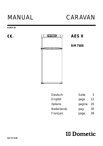 Manual Electrolux RM 7505 Fridge-Freezer