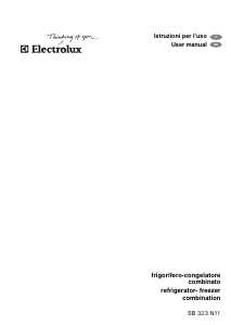 Manuale Electrolux SB323N12 Frigorifero-congelatore