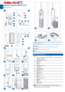 Kasutusjuhend Little Doctor LD-A3 Aquajet Hambaniidi hoidja