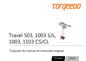 Manual de uso Torqeedo Travel 1003 S Motor fuera de borda