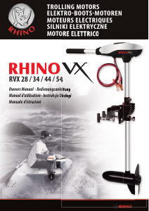 Handleiding Rhino RVX 28 Buitenboordmotor