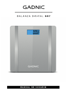 Manual de uso Gadnic BALANZ7X Báscula