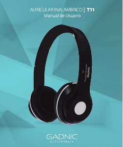 Manual de uso Gadnic ABLUE29N Auriculares