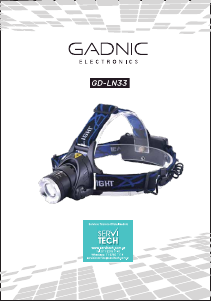 Manual de uso Gadnic LIN00001 Linterna