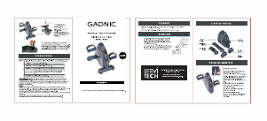 Manual de uso Gadnic FITNES03 Bicicleta estática