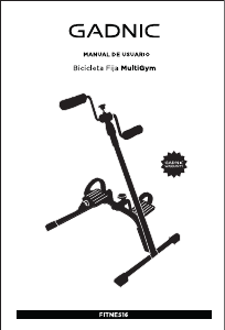 Manual de uso Gadnic FITNES16 Bicicleta estática