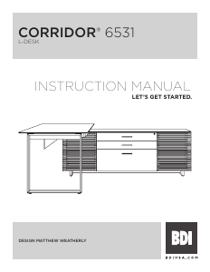 Manual BDI Corridor 6531 Desk