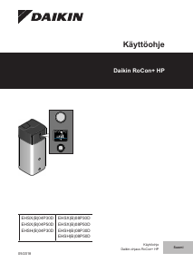 Käyttöohje Daikin EHSXB04P30D Lämpöpumppu